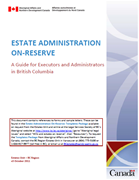 Estate Administration On-Reserve: A Guide for Executors and Administrators in British Columbia