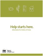 Help Starts Here: Information for Victims of Crime Booklet