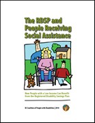 The RDSP and People Receiving Social Assistance
