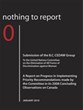 Nothing to Report 2010 Submission by BC CEDAW Group