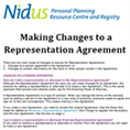 Representation Agreement Resource: Making Changes to a Representation Agreement