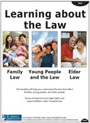 Learning about the Law: Family Law, Young People and the Law, & Elder Law