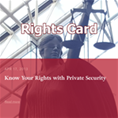 Private Security Rights Cards