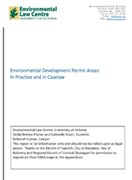 Environmental Development Permit Areas: In Practice and in Caselaw