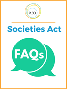 Societies Act FAQs