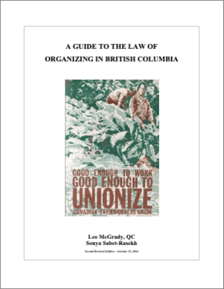 Thumbnail of the booklet cover, with a central illustration of two farmworkers with the slogan "Good Enough to Work, Good Enough to Unionize," promoting the Canadian Farmworkers Union.