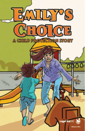 Thumbnail of the cover, with an illustration of a child running towards a smiling woman whose arms are outstretched. The Legal Aid BC logo is at the bottom.